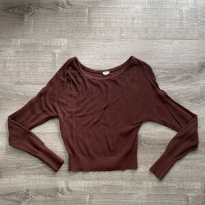 Garage Brown Knit Sweater